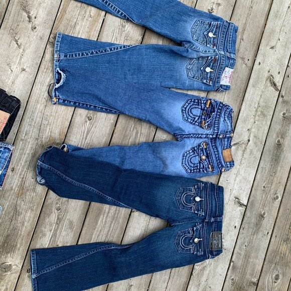 LOT OF 3 Vintage True Religion Jeans - Picture 4 of 7